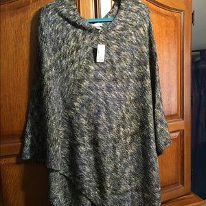 NWT Christopher & Banks Poncho